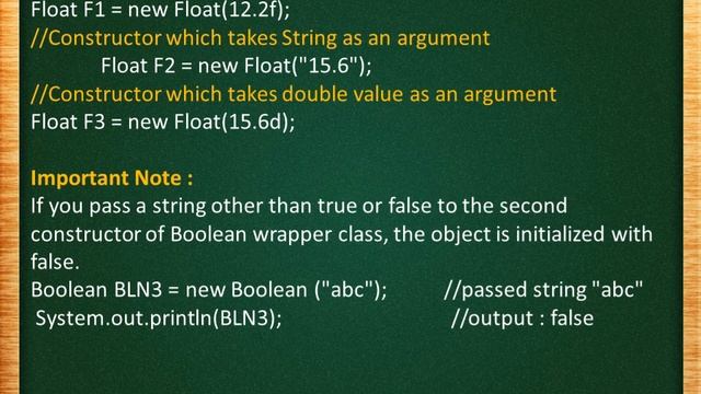 Wrapper Class in Java смотреть онлайн