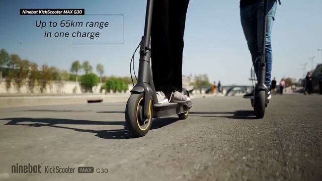 Xiaomi Ninebot KickScooter MAX G30 Official Video, Max Speed 30km/h 15.3Ah Battery . смотреть онлайн