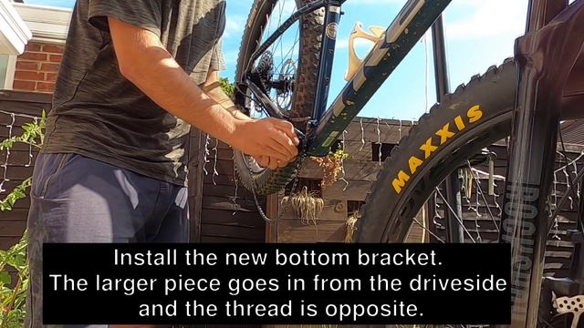 Bike Maintenance | Truvativ Powerspline Bottom Bracket replacent | Trek Roscoe 8 смотреть онлайн