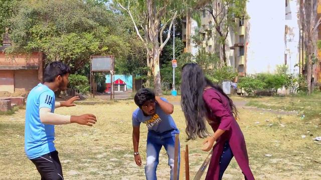 পাড়ার ক্রিকেট part 2 | মেয়েদের খেলা🤣। Bong Samasya смотреть онлайн