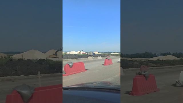 работа кипит, развязка обход тольятти на трассе Сызрань Ульяновск смотреть онлайн