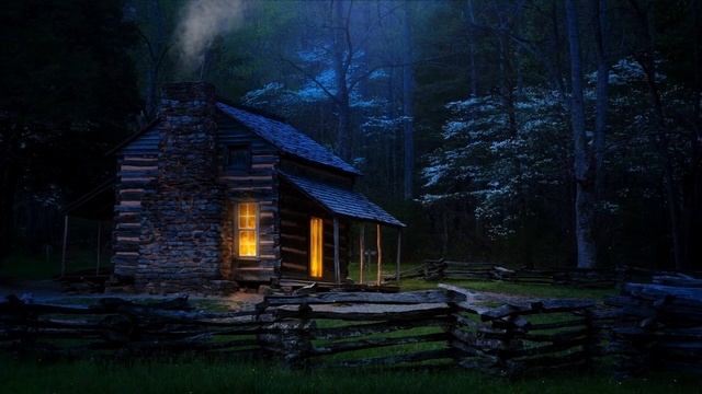 Звуки Природы на Окраине Ночного Леса. Крик Совы, Пение Сверчков для Спокойного и Здорового Сна