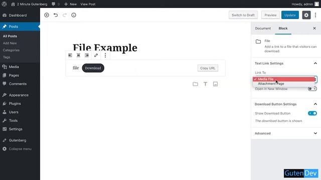 2 Minute Gutenberg - Common Blocks - File - WordPress 5.0 смотреть онлайн