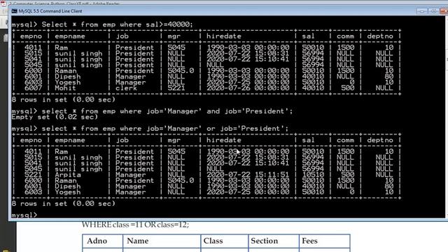 08 SQL : Where Clause and performing Calculation смотреть онлайн