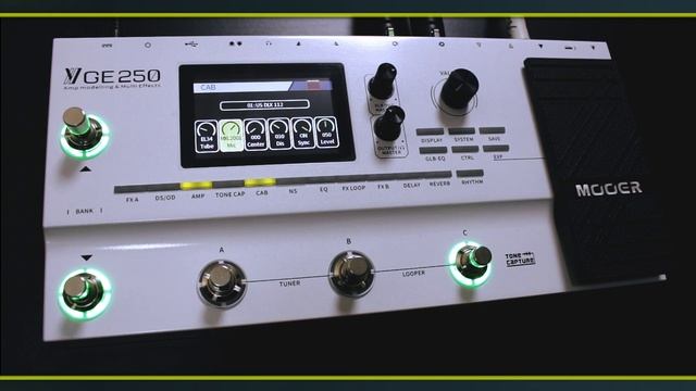 Гитарный процессор Mooer GE250 - Демонстрация пресетов и примеры настройки звука смотреть онлайн