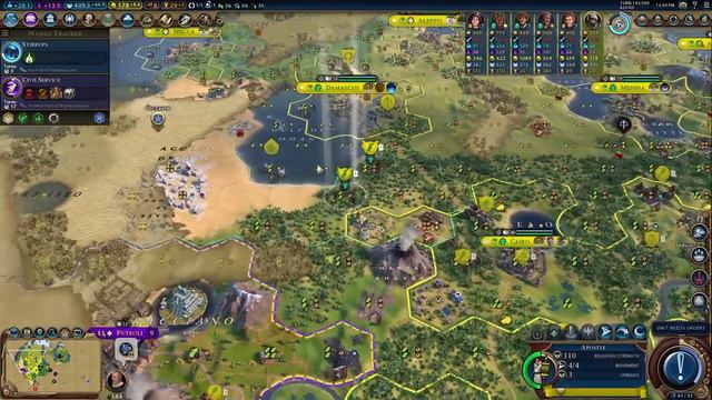 DEITY ARABIA - APOCALYPSE MODE | Civilization 6 -New Frontier Pass | Episode 6 [Start The Spread] смотреть онлайн