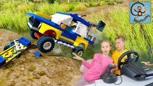 Дети и Машина. Диана и Даня устроили челлендж на Машинах. Манкиту