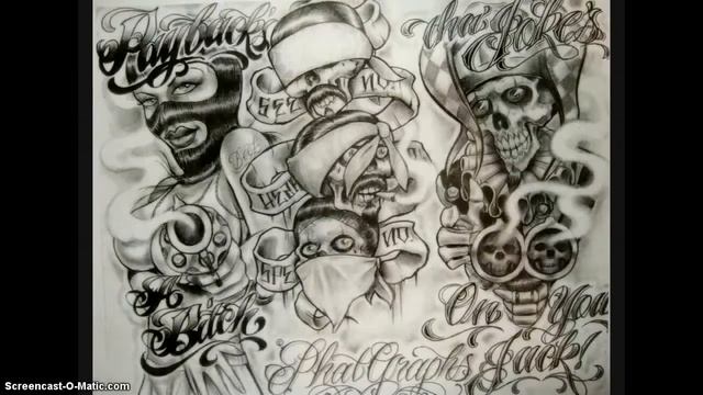 Эскизы татуировок в стиле Chicano смотреть онлайн