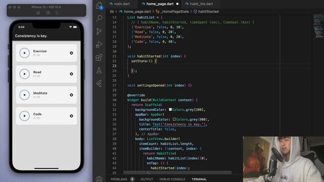 ?Habit Tracker • FLUTTER Tutorial ♡ смотреть онлайн