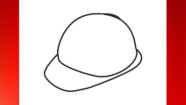 How to draw Safety Hat | Drawing Construction helmet смотреть онлайн