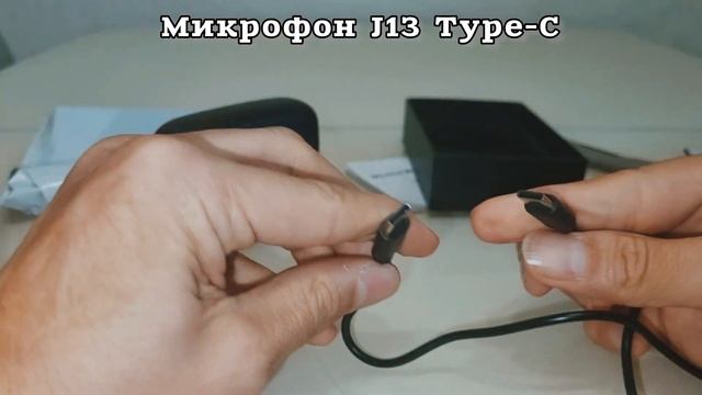 Микрофон - петличка J 13 Type-C бюджетная модель смотреть онлайн