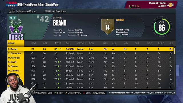 REBUILDING THE LAKERS INTO THE 2003 LEBRON JAMES DRAFT CLASS NBA 2K23 MY ERA . PT 1 смотреть онлайн