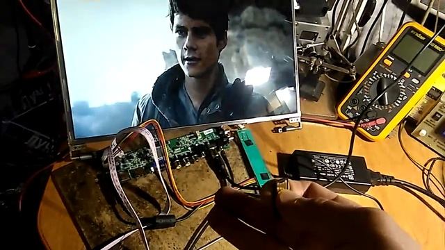 LCD LP154WX5-TLA1 и Скалер 3663 с AliExpress - телевизор и монитор смотреть онлайн