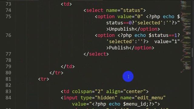 PHP Project with Menu Manage Part 2 смотреть онлайн