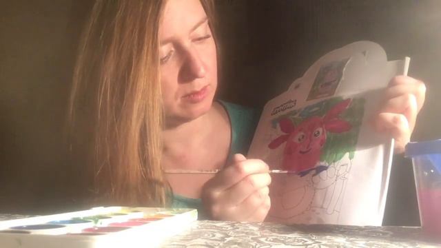 АСМР Раскраски, рисую красками | Тихий голос смотреть онлайн