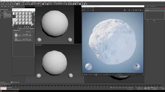 V-Ray | How to do PROCEDURAL SNOW | Displacement Workflow, VRayDisplacementMod смотреть онлайн