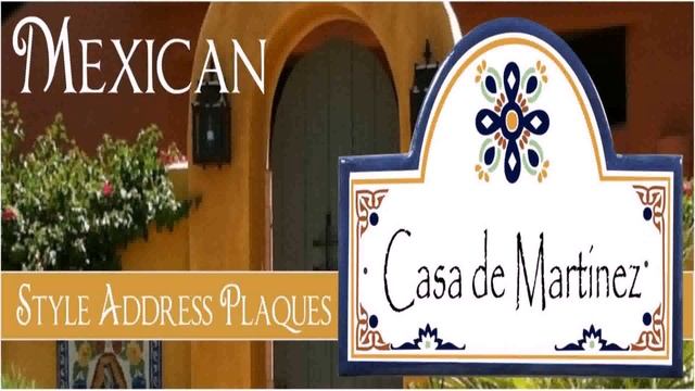 Spanish Style House Name Tiles (see description) (see description) смотреть онлайн