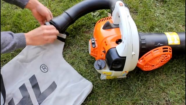 STIHL SH56C Conversion from Blower to Vac Shredder, Plus Demonstration смотреть онлайн