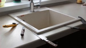 Как срезать раковину со столешницы!