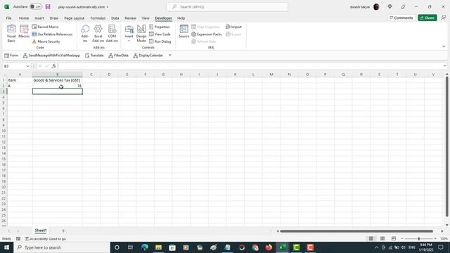 Play Sound in Excel Automatically Using VBA Macro смотреть онлайн