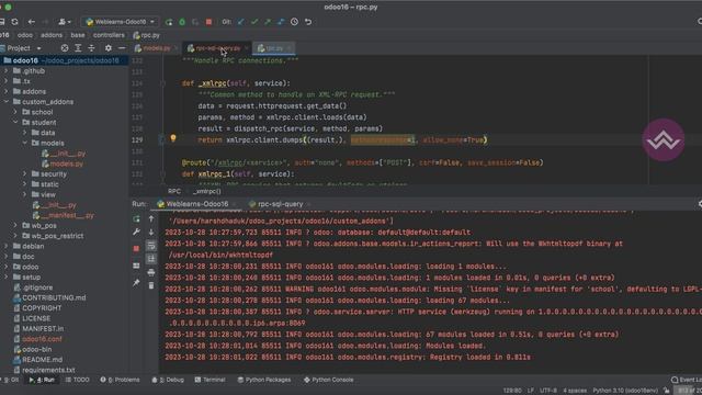 Calling SQL Queries in Odoo Using XML-RPC | Odoo External API смотреть онлайн