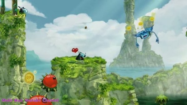 Rayman Origins Multi Max Gameplay Funny Game for Kids Animated cartoon for Kids animated cartoon