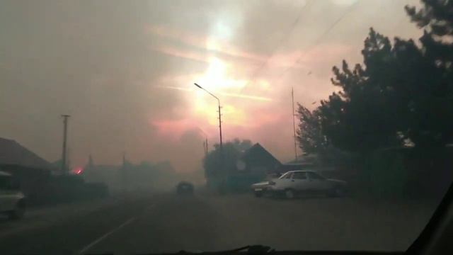 Пожар в Верхнекундрюченской, Усть-Донецкий район 20.8.2017 Ростов-на-Дону смотреть онлайн