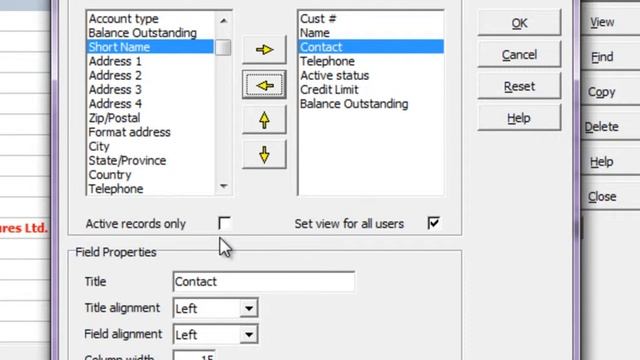 Adagio Common Features - Column Editor смотреть онлайн