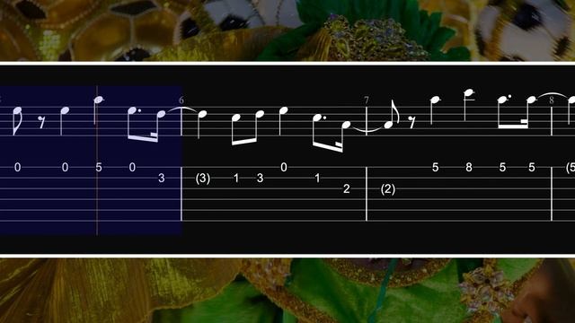 Samba De Jeneiro - Easy Guitar Tabs for Beginner смотреть онлайн