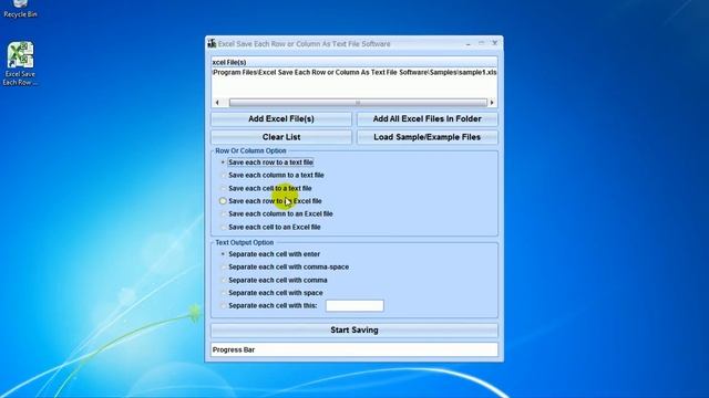 How To Use Excel Save Each Row, Column or Cell As Text or Excel File Software смотреть онлайн
