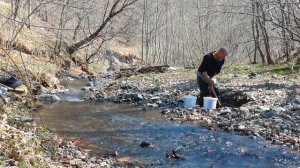 как найти золото, косовые россыпи #1 Gold Prospecting Gold Panning