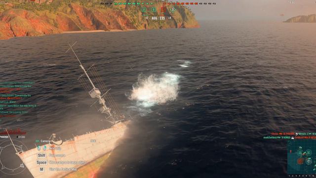 Funny Chat Conversation Watching Phoenix Sink - World of Warships смотреть онлайн