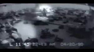 Columbine shooting cafeteria footage Harris Klebold