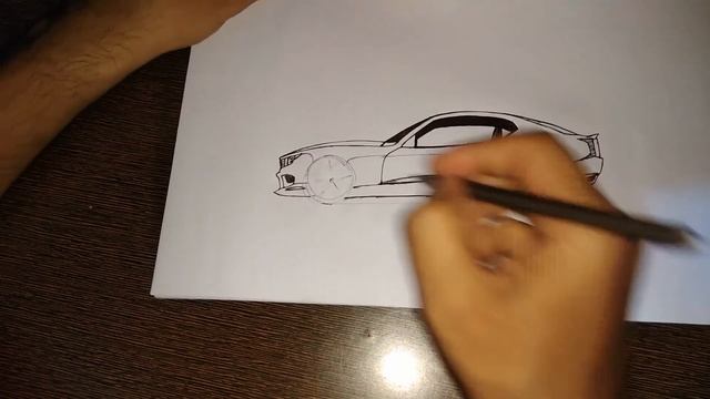 easy car drawing 9 || how to draw a car sketch смотреть онлайн