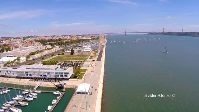 Lisbon aerial view ? Lisboa vista do céu смотреть онлайн