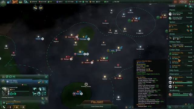Stellaris - Let's Play Synthetic Dawn - Hard Ironman - Einheit Spricht - Part 12 смотреть онлайн