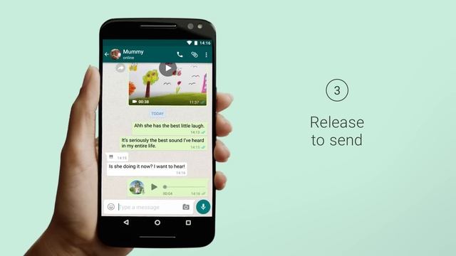 How to Send a Voice Message | WhatsApp смотреть онлайн