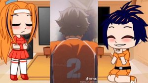 {реакция детей Кагеямы и Хинаты на тик ток }{haikyuu }