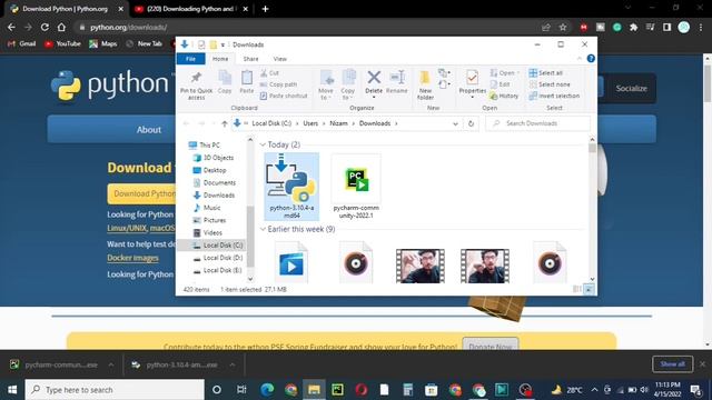 Downloading and Installing Python/ Course 2 lacture. смотреть онлайн