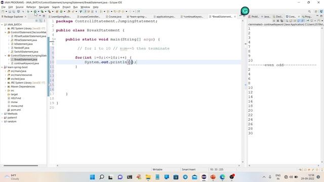 Video-16 JAVA Break statement -jump statement #java #javaforbeginners #javafortesting смотреть онлайн