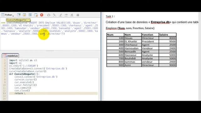 Sql lite avec Python смотреть онлайн