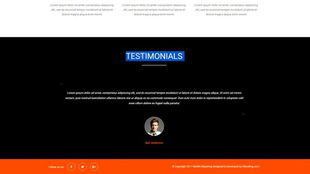 Mobile Repair Website Template – Increase Your Mobile Shop Sale | Olanding.com смотреть онлайн