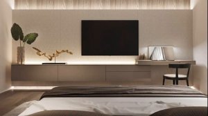 Телевизор в спальне: правила и варианты размещения