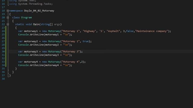 C# OOP Programming for Beginners - Motorway Class (Classes, Enums, Nullable Properties) смотреть онлайн
