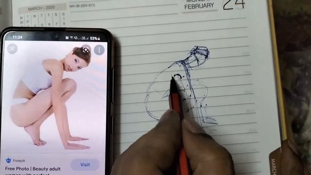 Secret Tips How To Sketch like Pro! Rapid Sketch Partice For Beginners! Guideline to draw with Pen смотреть онлайн