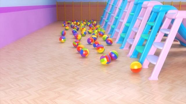Binkie TV - Funny Jumping Ball & Playground Slide - Count Numbers for Kids смотреть онлайн