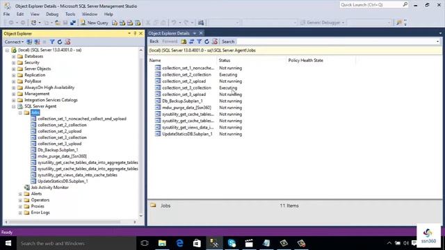 SQL server agent check job status смотреть онлайн