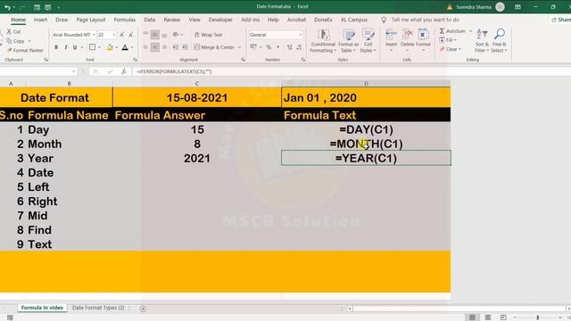 ( Excel Expert ) Lets Correct Your Date Format In Excel Just 5-10 Seconds ! Part - 01 смотреть онлайн