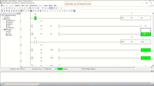 05# DELTA PLC WPLSoft compare Programming tutorial Instruction Address Modbus Communication RS 485 смотреть онлайн