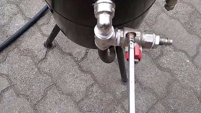 Пескоструйный аппарат из фреонового баллона (обзор). смотреть онлайн